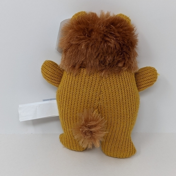 MARY Meyer Baby Lion Plush Knitted Nursery Rattle 7" - Picture 2 of 7